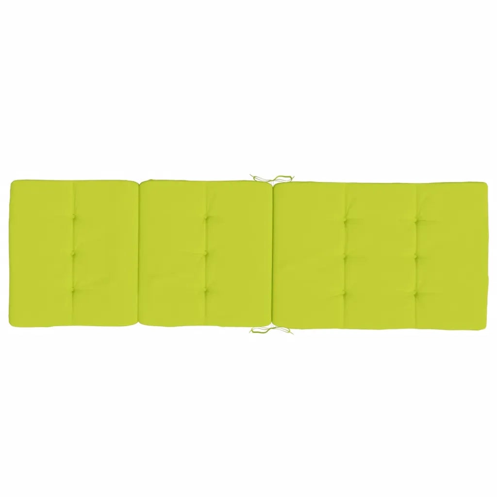 Cuscini per Sedia a Sdraio 2 pz Verde Chiaro in Tessuto Oxford 361995