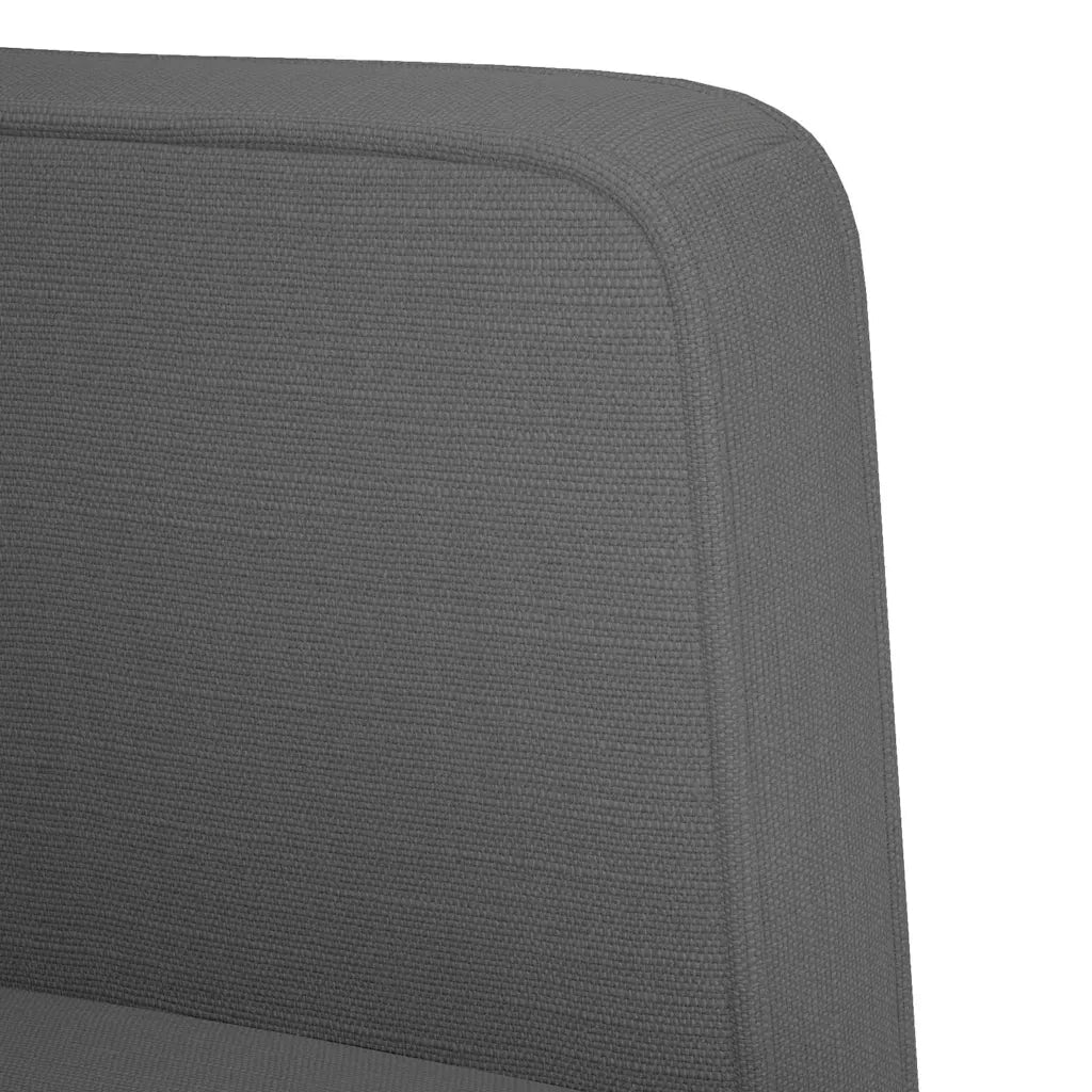 Divano | Divano da soggiorno | Sofa Divanetto Grigio Scuro 111 cm in Tessuto