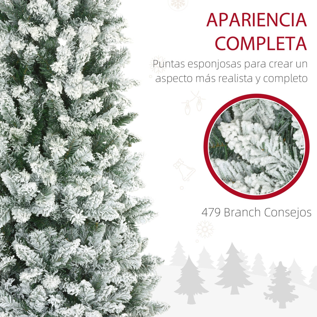 Albero di Natale Artificiale ¨C zephmum ¨C 183 cm Verde con Supporto in Metallo