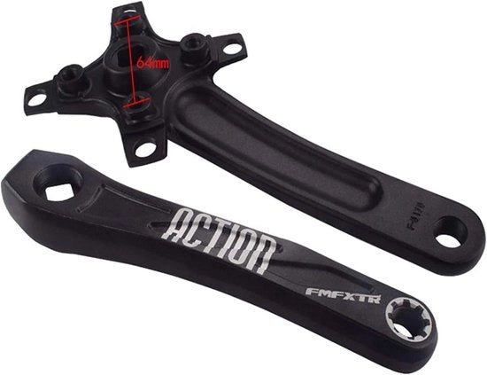 Crani da Mountain Bike in Alluminio 170mm Set a 2 Pezzi - Accessori per Bicicletta