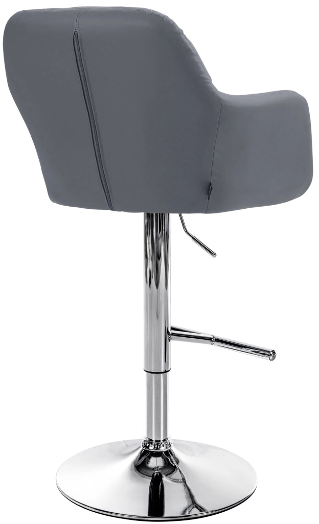 Barhocker Natoma Kunstleder chrom