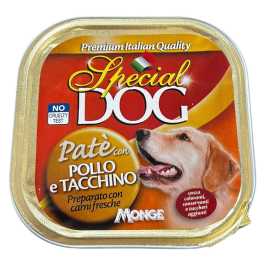 PATE' PER CANI POLLO E TACCHINO SPECIAL DOG 300G