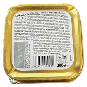 PATE' PER CANI VITELLO E CONIGLIO SPECIAL DOG 300G