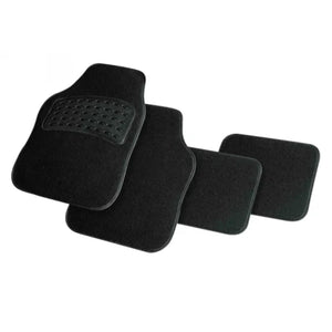 OWIJI Tappetini Auto Moquette Universali Set 4 Pezzi Antiscivolo Abitacolo Sagomabili PVC Impermeabile Ritagliabile Adattabile