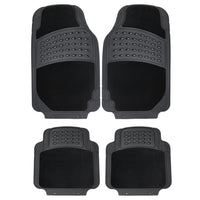 OWIJI Tappetini Auto Moquette Universali Set 4 Pezzi Antiscivolo Abitacolo Sagomabili Impermeabile Ritagliabile Adattabile