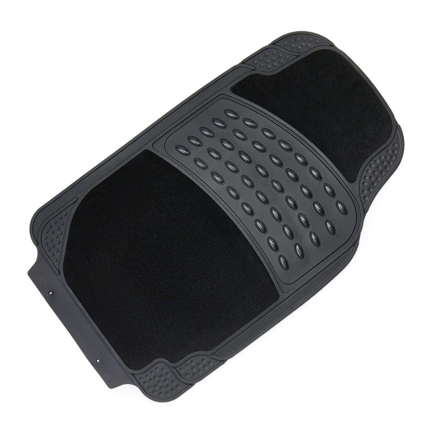 OWIJI Tappetini Auto Moquette Universali Set 4 Pezzi Antiscivolo Abitacolo Sagomabili Impermeabile Ritagliabile Adattabile