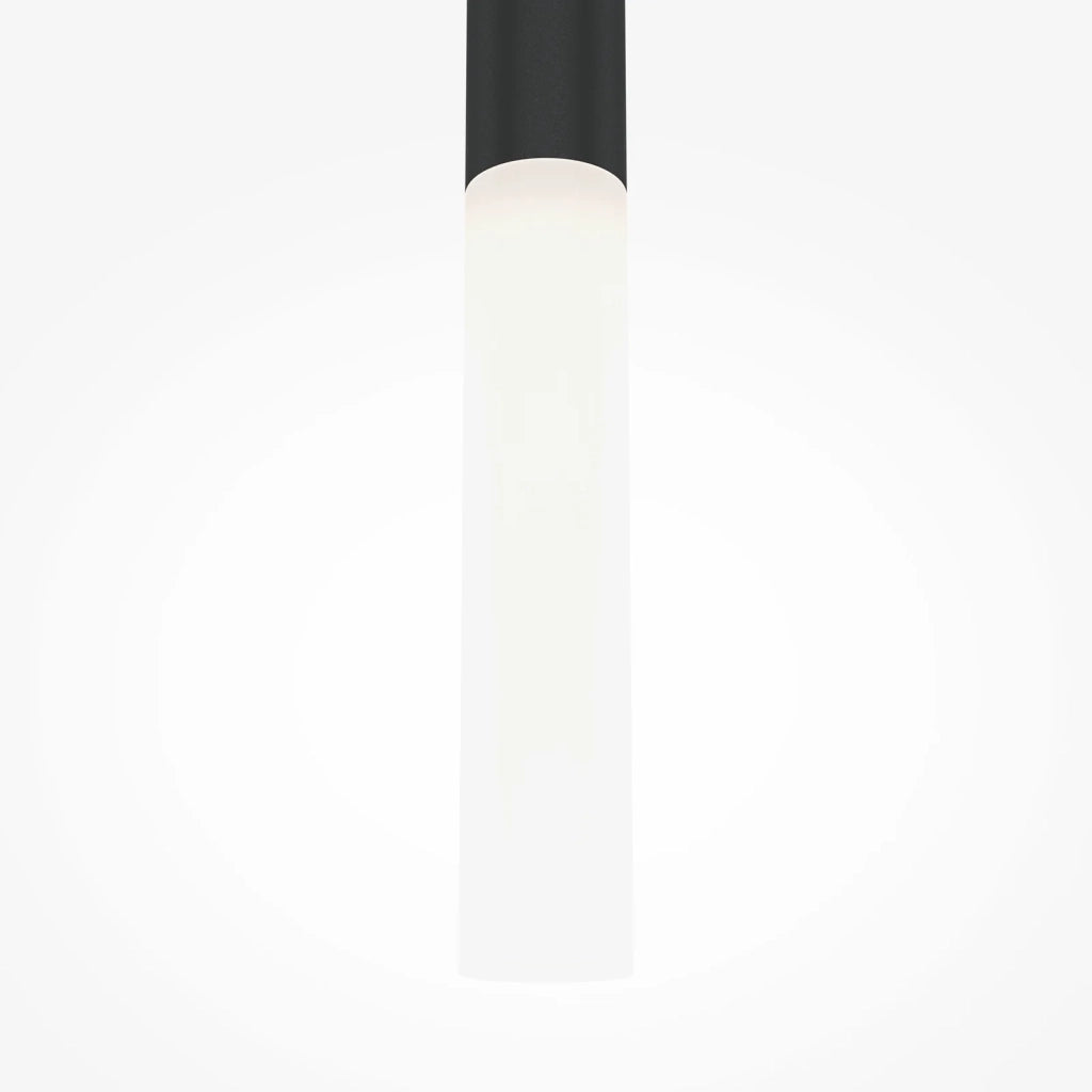 Maytoni Lampadario moderno Pro Shade 1 luce LED integrato nero alluminio