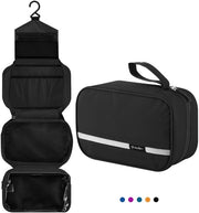 Sacchetto di bagno appeso, borsa cosmetica pieghevole e impermeabile portatile