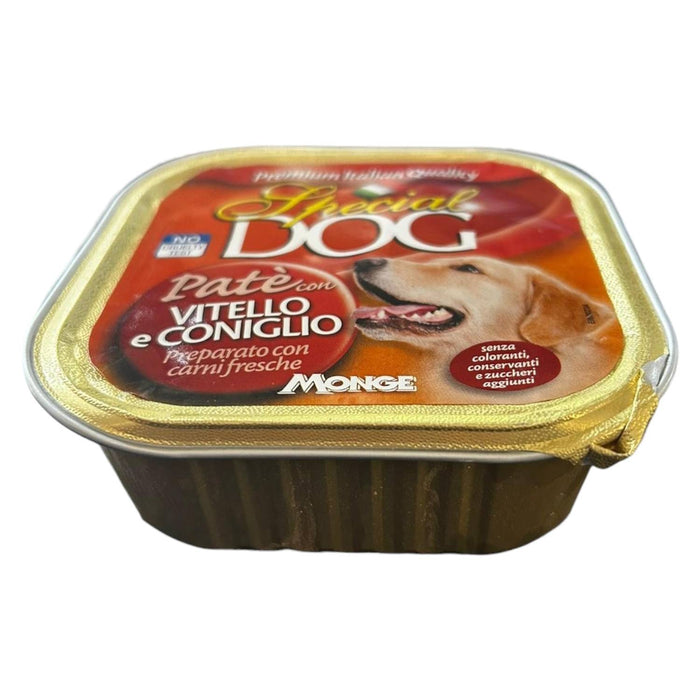 PATE' PER CANI VITELLO E CONIGLIO SPECIAL DOG 300G
