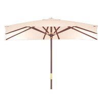 OMBRELLONI SUN TOP BEIGE    MT 3X2