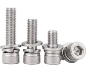 Viti Inbus a slittone con freno di sicurezza per M6*10-60mm - 50 mm (10 pezzi)