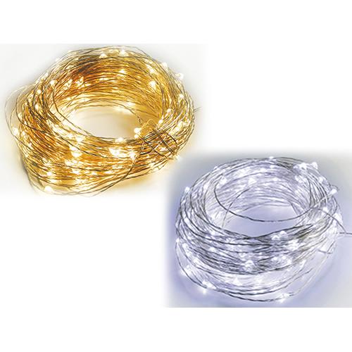 FILI RAME 180 MICRO LED X ESTERNO BIANCO