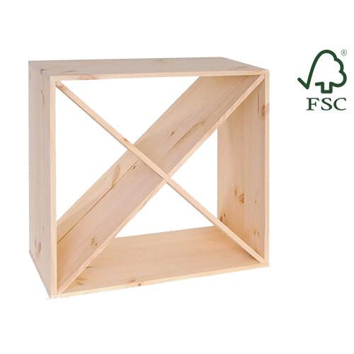 PORTABOTTIGLIE ALBERIAMO CUBO 24 POSTI