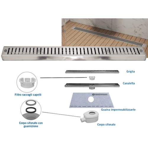 CANALETTE ACC DOCCIA CM65     CN65-01KIT