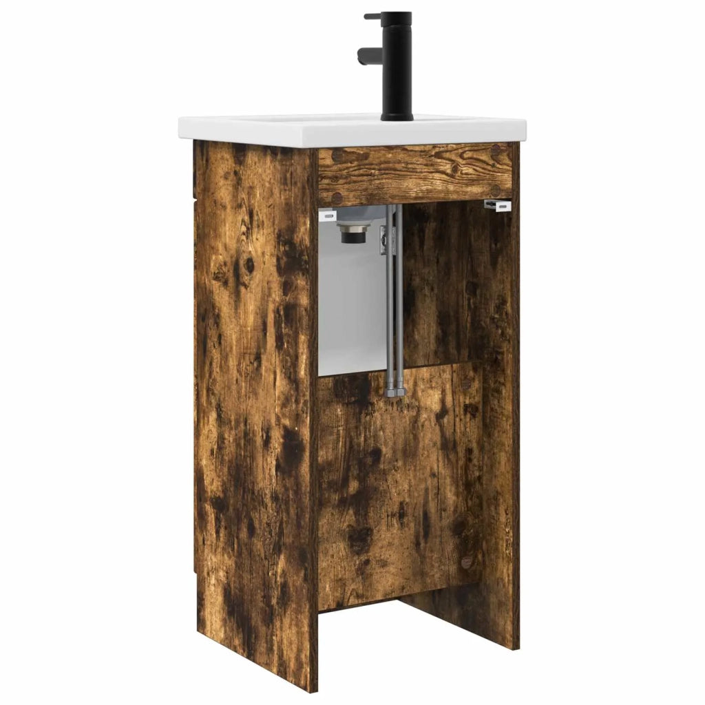 Mobile da bagno con lavabo Rovere Fumo 42 x 40 x 84,5 cm