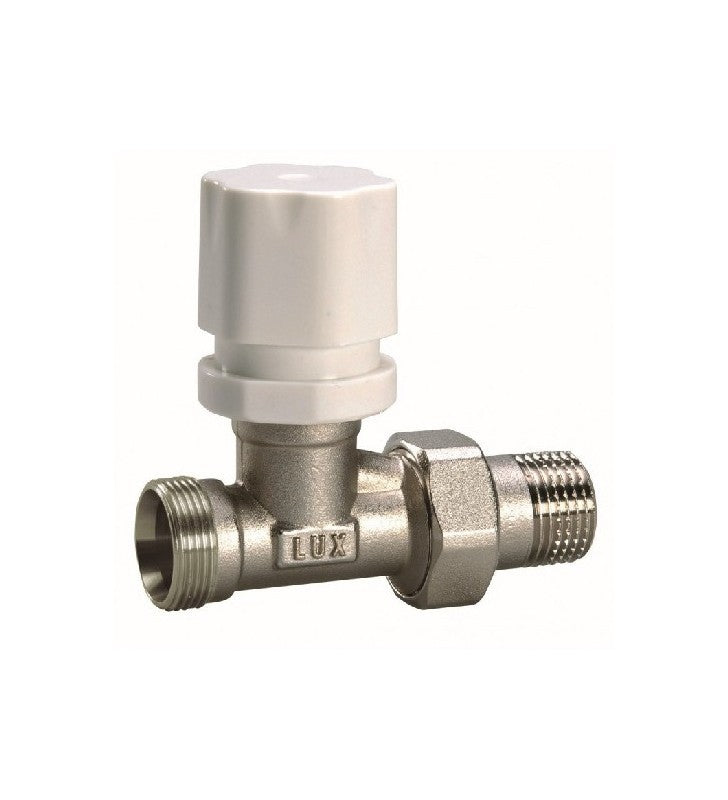 Valvola diritta per radiatori termoregolabile per rame/plastica