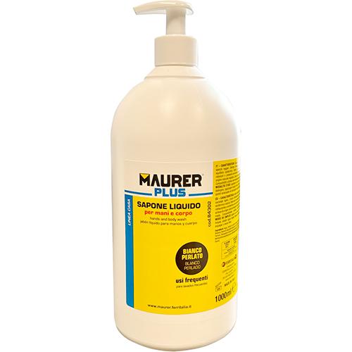 LAVAMANI CREMOSO """"""PERLATO"""""" 1LT C/DOSATORE MAURER PLUS