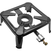 FORNELLONE GAS MAURER ACCIAIO 40X40X17HCM 4PIEDI - CF. SCATOLA