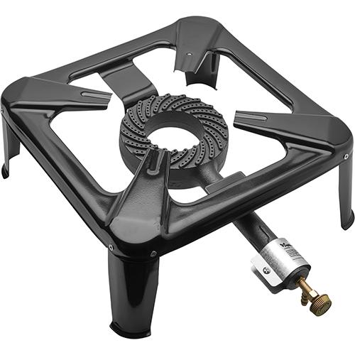 FORNELLONE GAS MAURER ACCIAIO 40X40X17HCM 4PIEDI - CF. SCATOLA