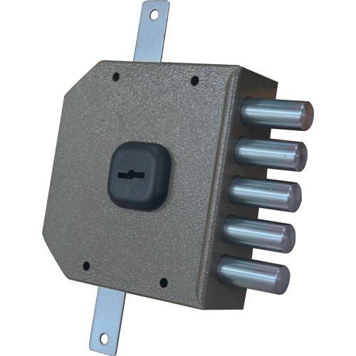 SERRATURA MOIA DA APPLICARE DOPPIA MAPPA """"""G 413 DX"""""" C/CHIAVE S/SCROCCO