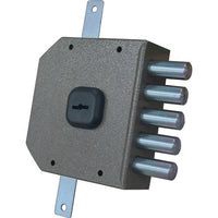 SERRATURA MOIA DA APPLICARE DOPPIA MAPPA """"""G 413 DX"""""" C/CHIAVE S/SCROCCO