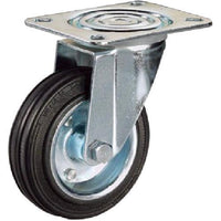 RUOTA GOMMA C/PIASTRA GIREVOLE Ø200MM EPBSX (25857)