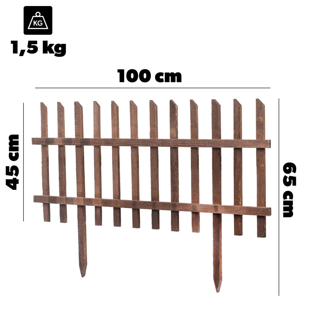 KADAX Płotek drewniany Kobi Mały PDKM 100 X 45 CM