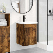 Mobile bagno con rubinetto Rovere Fumo 42 x 40 x 74,5 cm