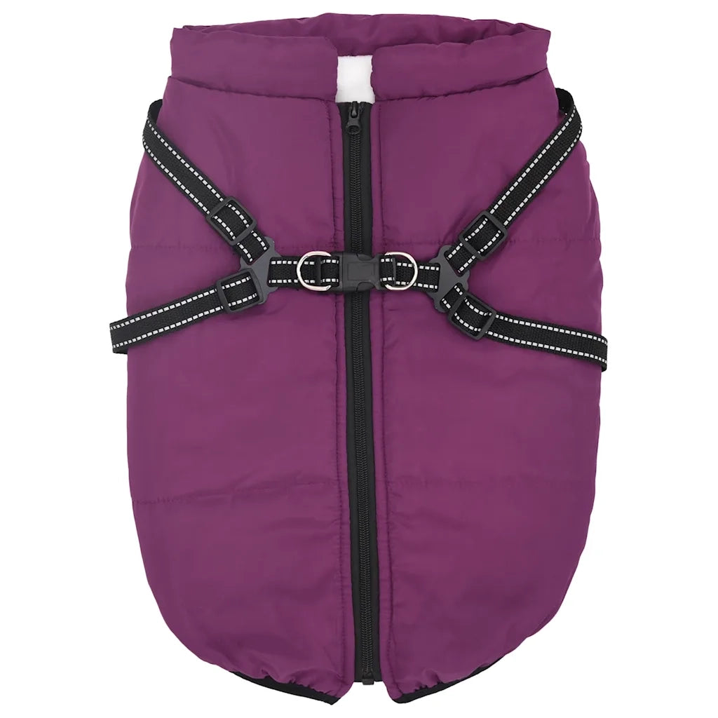 Cappotto Cani Imbracatura Impermeabile Riflettente Viola L44 CFW5985573