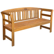 Panca da Giardino 157 cm in Legno Massello di Acacia 44131