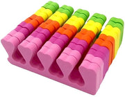 Separatori per unghie 10 pezzi - Schiuma morbida - Divisori per unghie/divisori per tenaglie - Pedicure/uso domestico - Manicure professionale - Comodi e flessibili