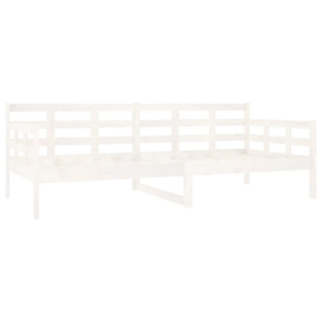 Dormeuse Bianca in Legno Massello di Pino 90x200 cm 820358