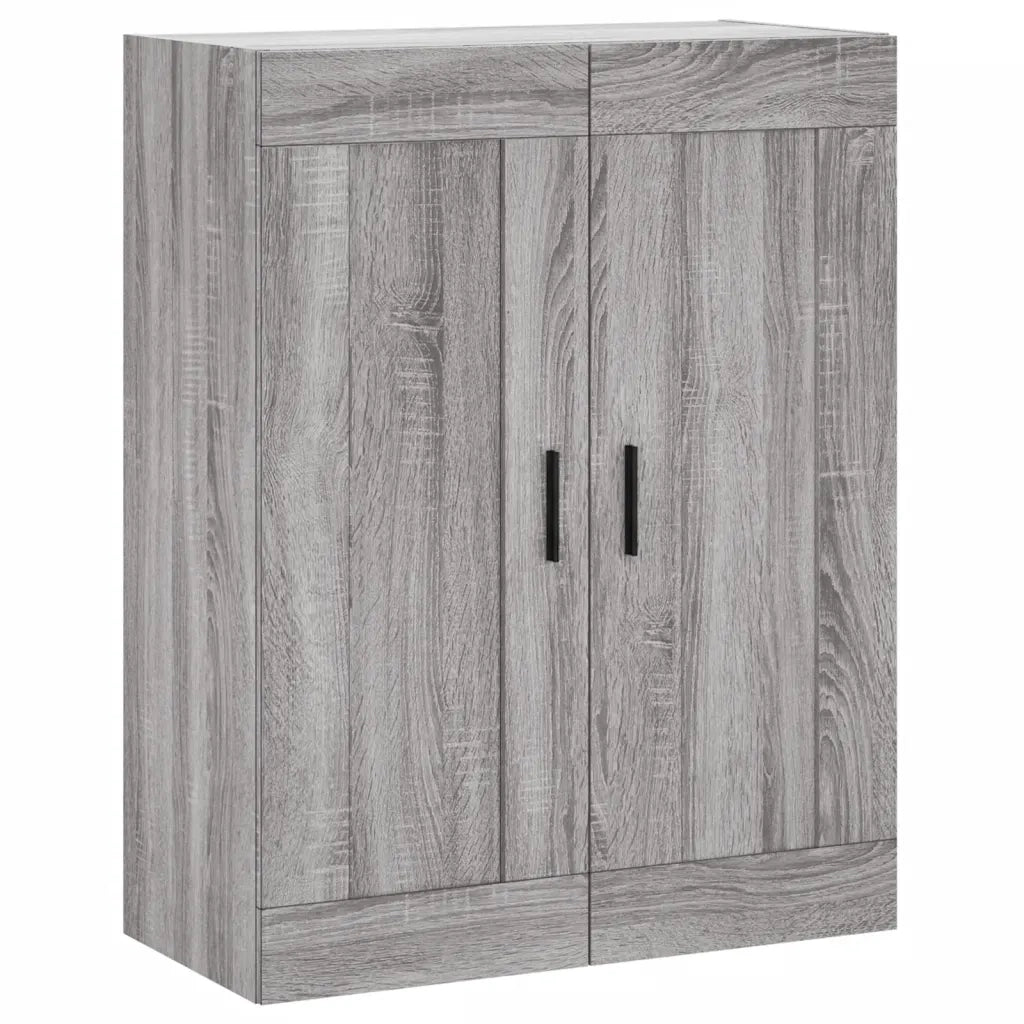 Mobile a Parete Grigio Sonoma 69,5x34x90 cm Legno Multistrato 830402