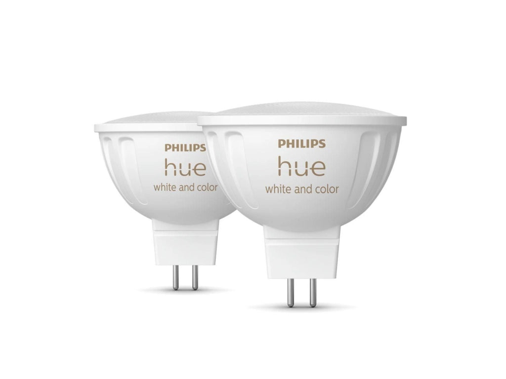 Philips by Signify 8719514491649 Hue White and Color Ambiance Faretto LED connesso 2 pezzi 6,3 W 400 lm GU5.3 12 V colore Bianco
