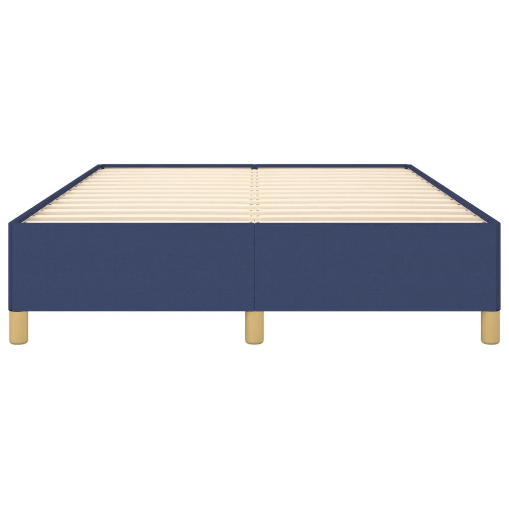 vidaXL Giroletto senza Materasso Blu 140x200 cm in Tessuto
