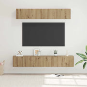 Set mobile TV 5 pcs Rovere artigianale Legno multistrato 3393407