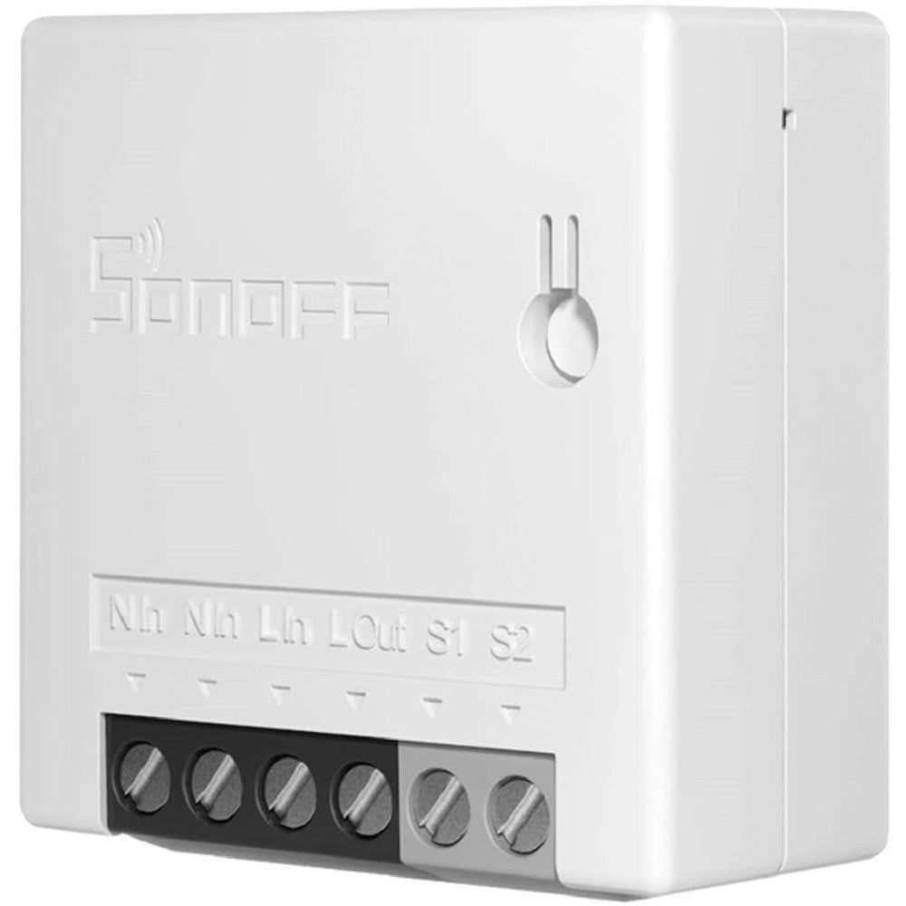 Trade Shop - Interruttore Wifi Smart Home Switch 2 Vie Timer Alexa Google Home Sonoff Mini R2 -