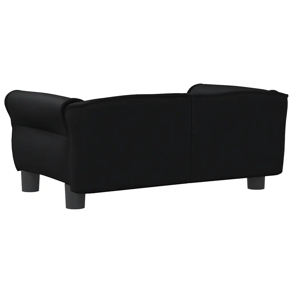 Lettino per Cani Nero 70x45x30 cm in Similpelle CFW1048868