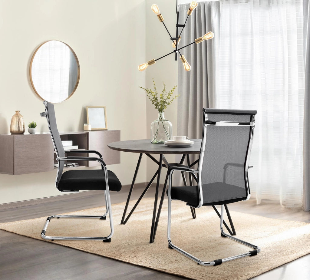 Sedia cantilever Brenda grigio