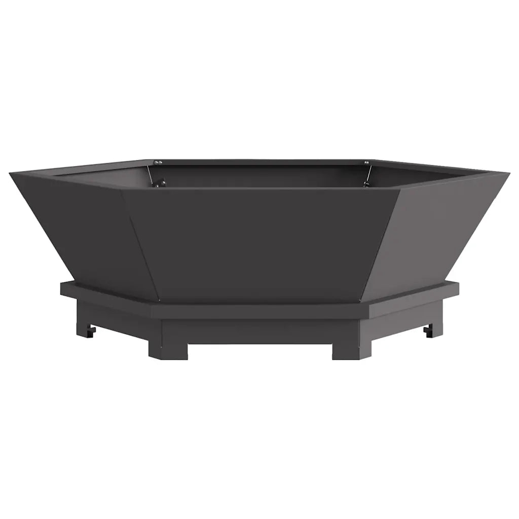 Focolare Nero 75 x 75 x 28 cm Acciaio CFW6833397