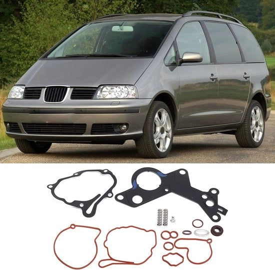 Set di riparazione di aspirazione per Seat 1.2TDI/1.4TDI/1.9TDI/2.0TDI - Riparazione di aspirazione a vuoto - Set di riparazione di aspirazione - Afdichting - Alta qualità alluminio/rubbero - Installazione semplice - Eccellente afdichting