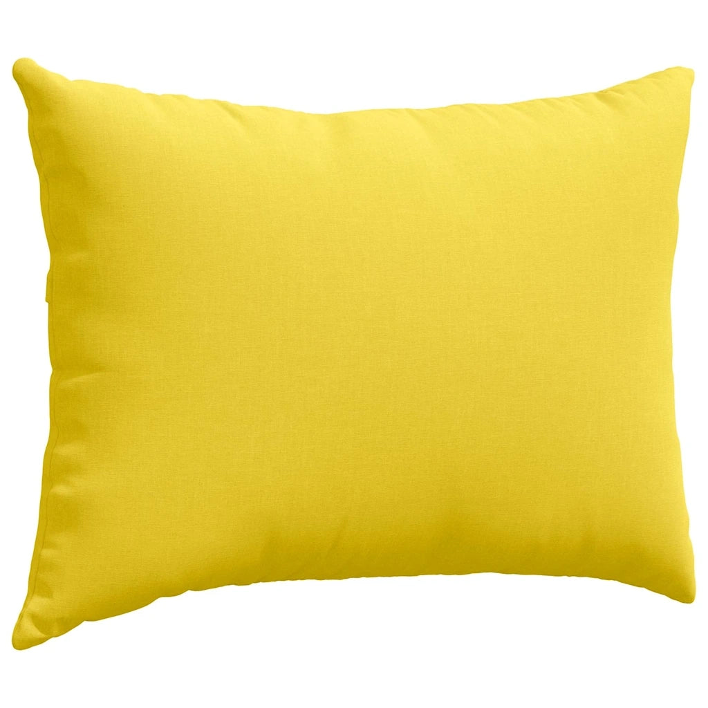 Cuscini da Divano 2 pz | Cuscini per sedie Giallo Chiaro 70 x 50 cm Tessuto