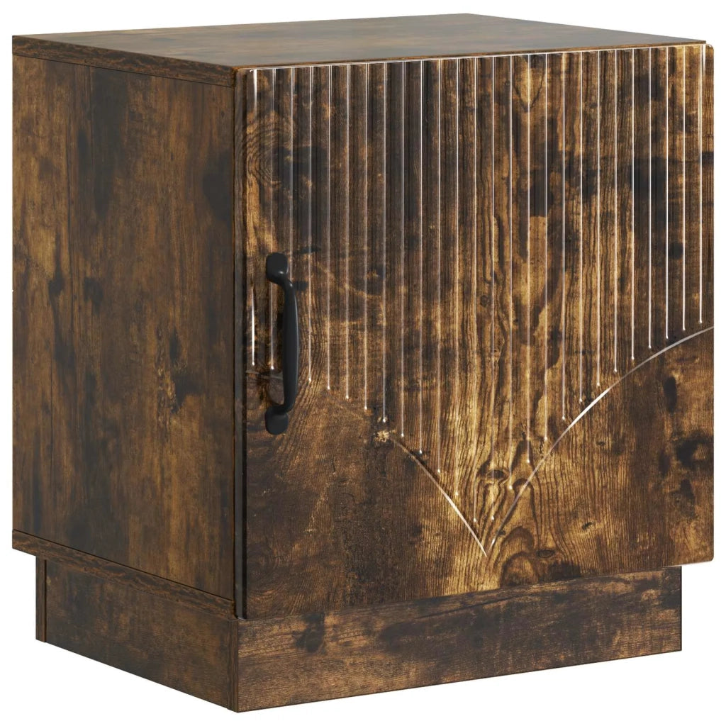 Comodino 2 pz Rovere Fumo 43 x 34,5 x 47 cm 895266