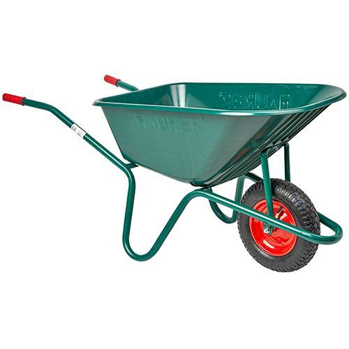 CARRIOLA C/VASCA PLASTICA 100LT VERDE MAURER