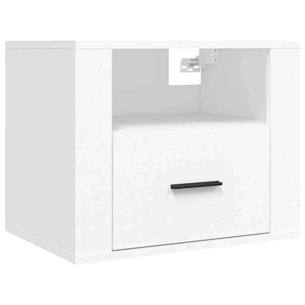 Comodino a Muro Bianco 50x36x40 cm 816880