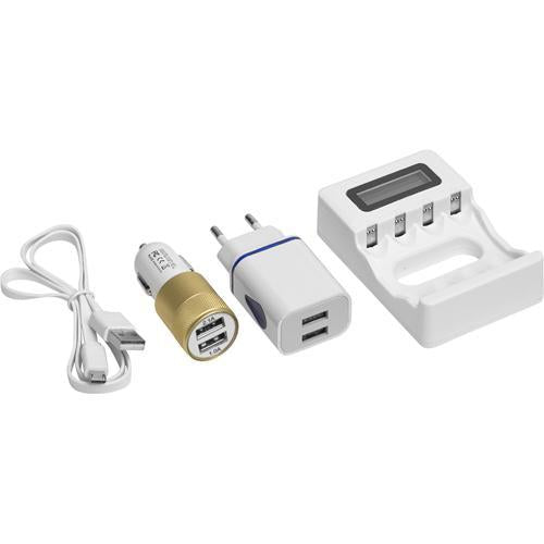 Cargador Pilas Maurer Casa/Coche Lr6 Y Lr3 (AA Y AAA)