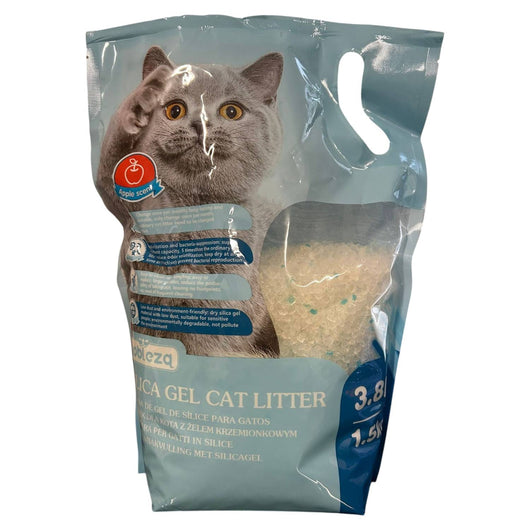 LETTIERA PER GATTI IN SILICE PROFUMAZIONE MELA