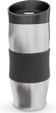 Tazza da Caffè Termica da Viaggio 400ml - Mantiene il Caffè Caldo a Lungo - Resiste al Lavaggio e alla Lavastoviglie - Nero
