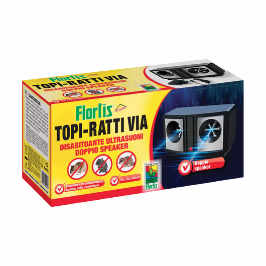 Topi via 2 speaker ultrasuoni