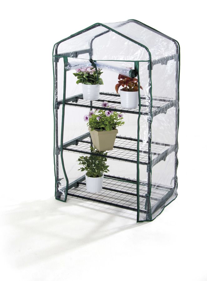 Serra per piante a tre ripiani